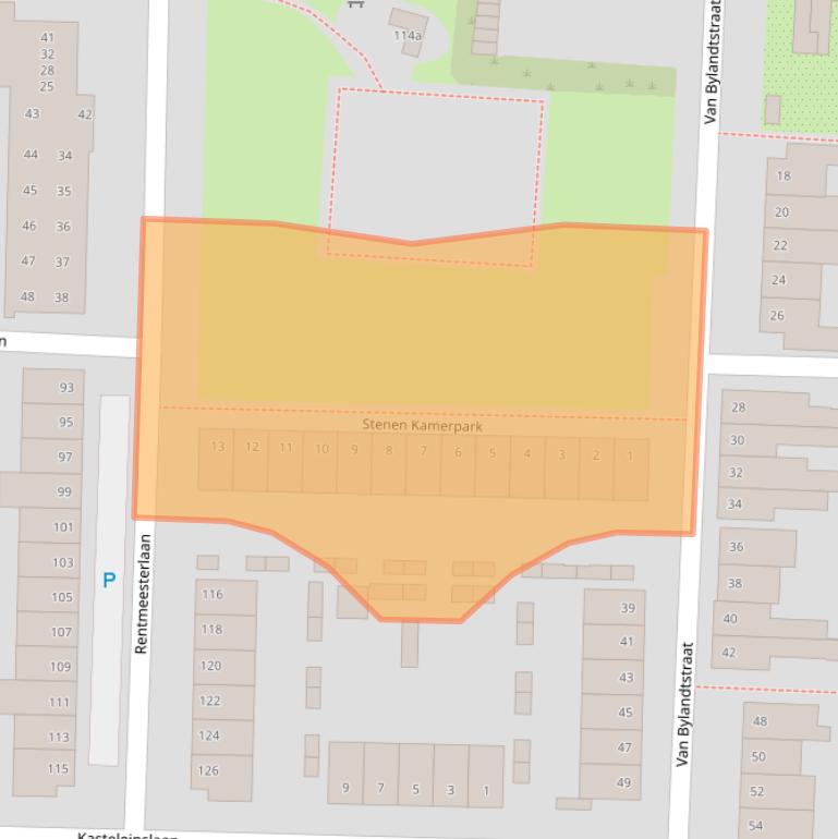 Kaart van postcodegebied 5046PP.