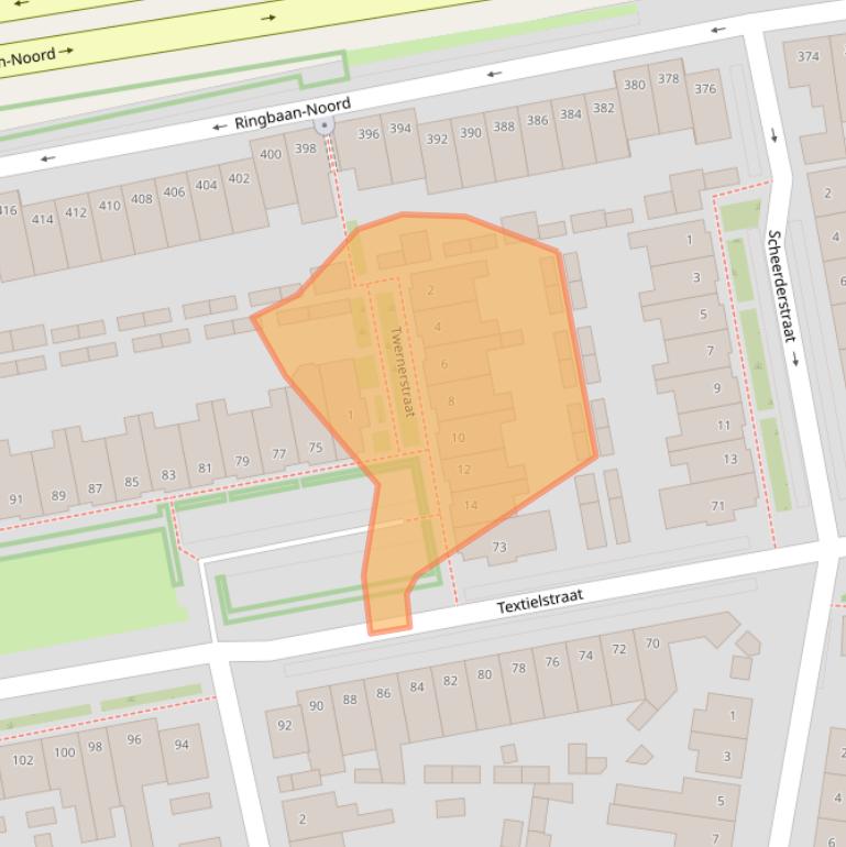 Kaart van postcodegebied 5046RS.