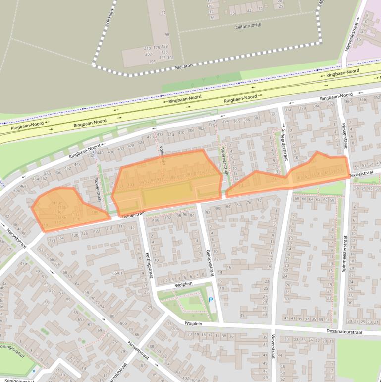 Kaart van postcodegebied 5046SC.