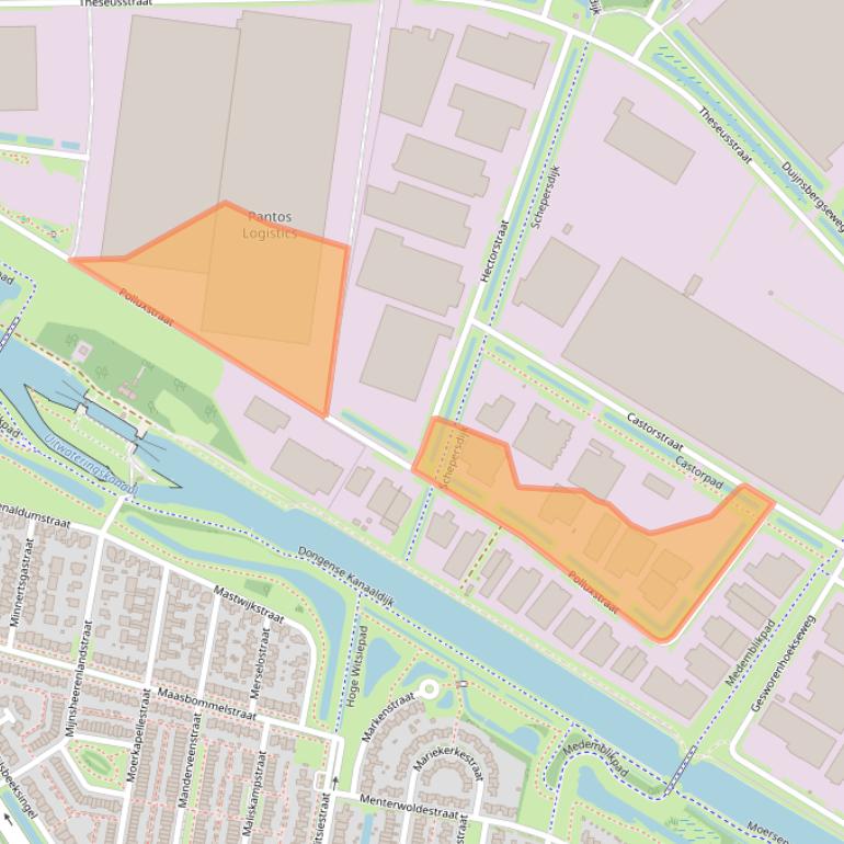 Kaart van postcodegebied 5047RB.