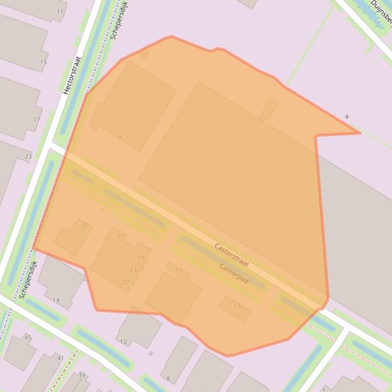 Kaart van postcodegebied 5047RC.