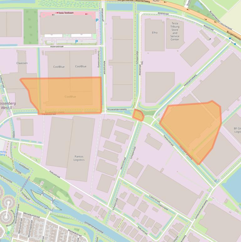 Kaart van postcodegebied 5047RH.