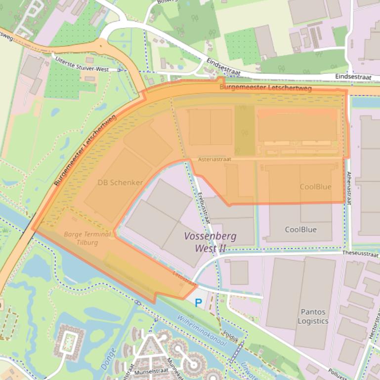 Kaart van postcodegebied 5047RM.