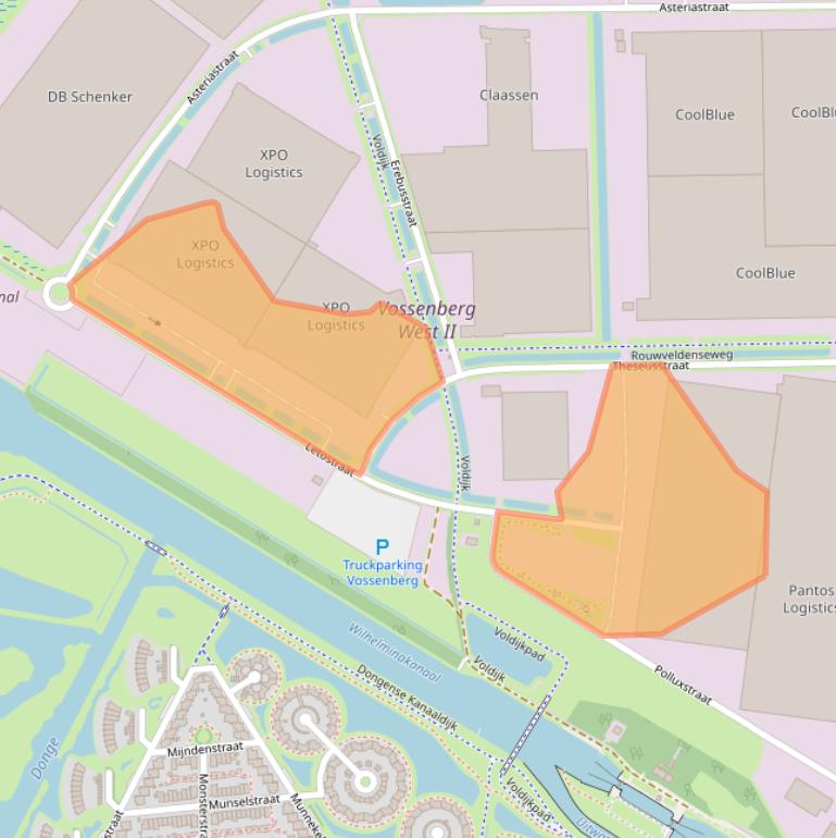 Kaart van postcodegebied 5047RP.