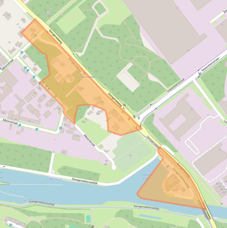 Kaart van postcodegebied 5047SG.