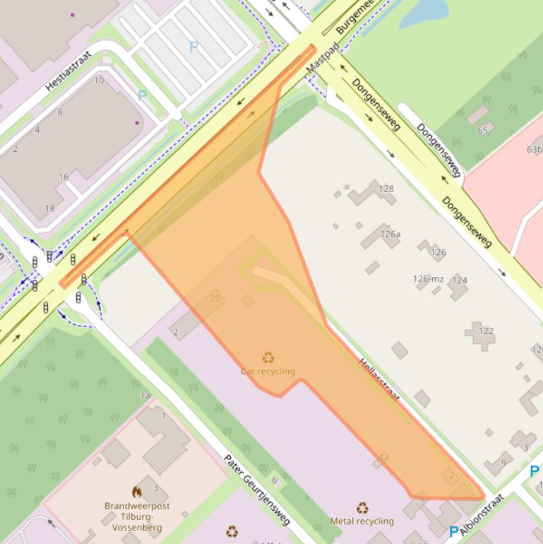 Kaart van postcodegebied 5047SK.