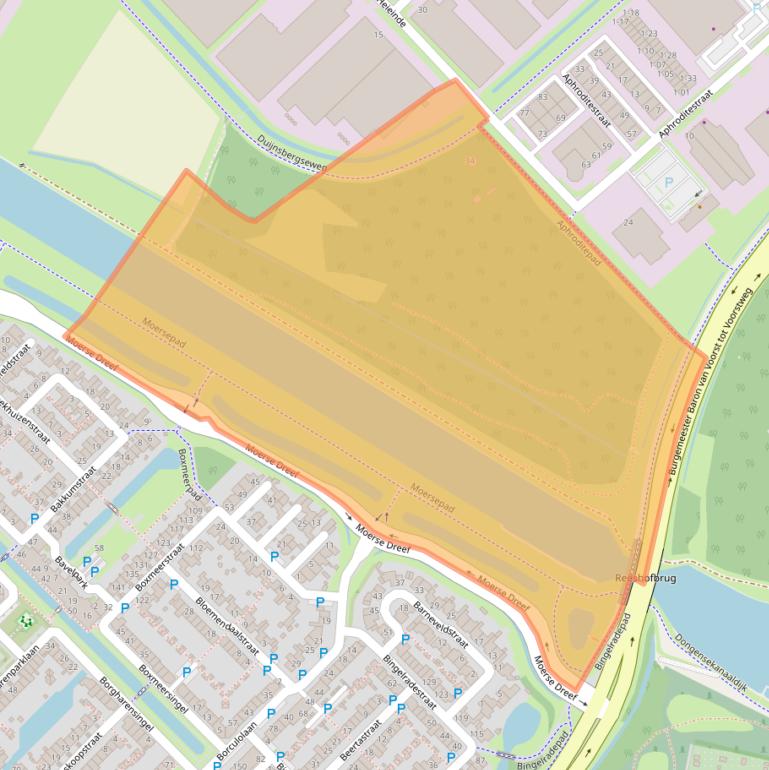Kaart van postcodegebied 5047SM.