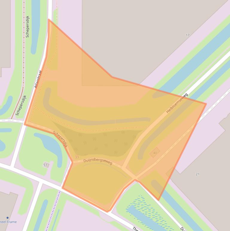 Kaart van postcodegebied 5047SR.