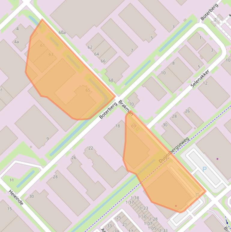 Kaart van postcodegebied 5047SV.