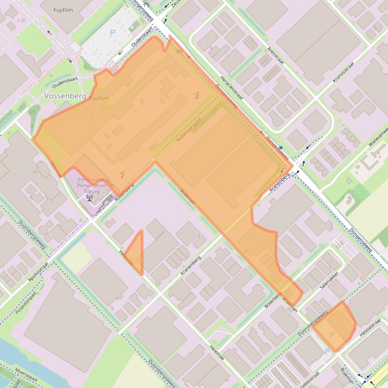 Kaart van postcodegebied 5047SW.