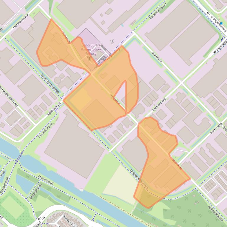 Kaart van postcodegebied 5047SX.