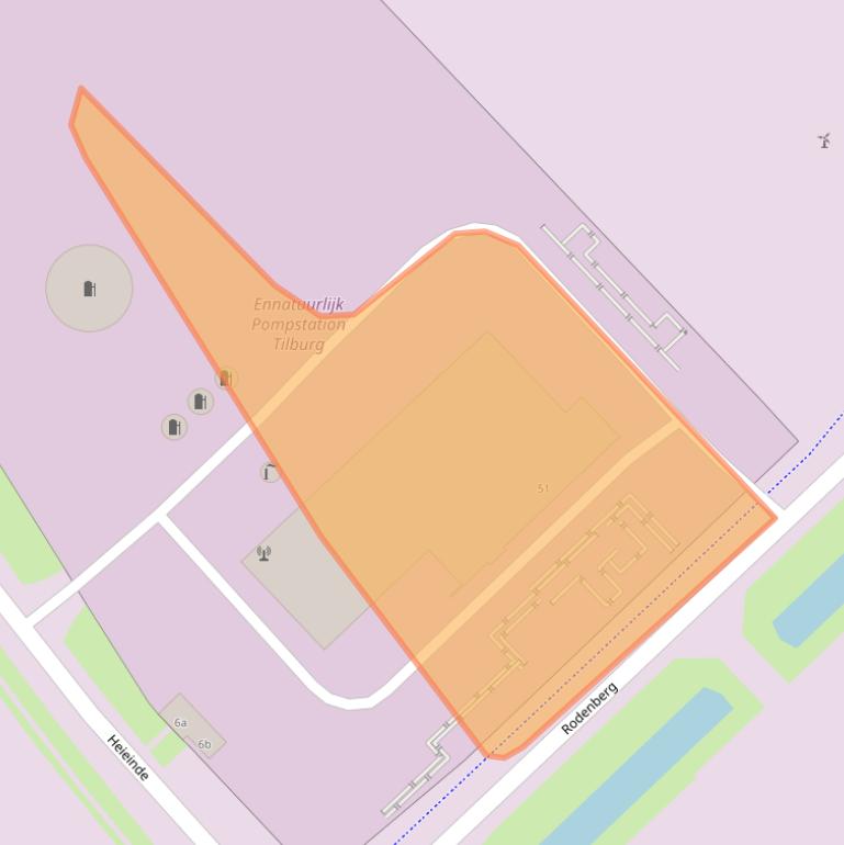 Kaart van postcodegebied 5047SZ.