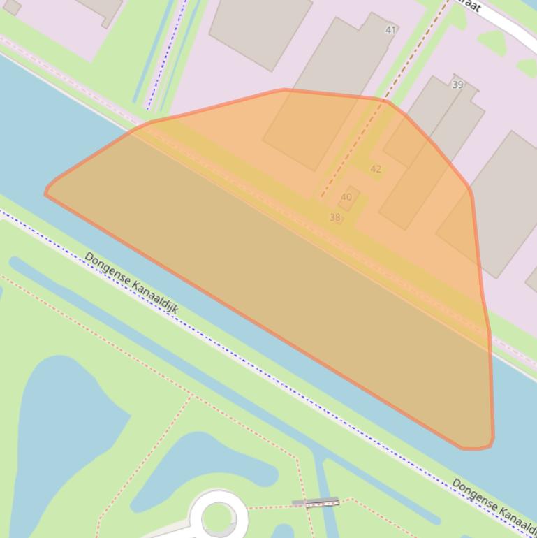 Kaart van postcodegebied 5047TD.