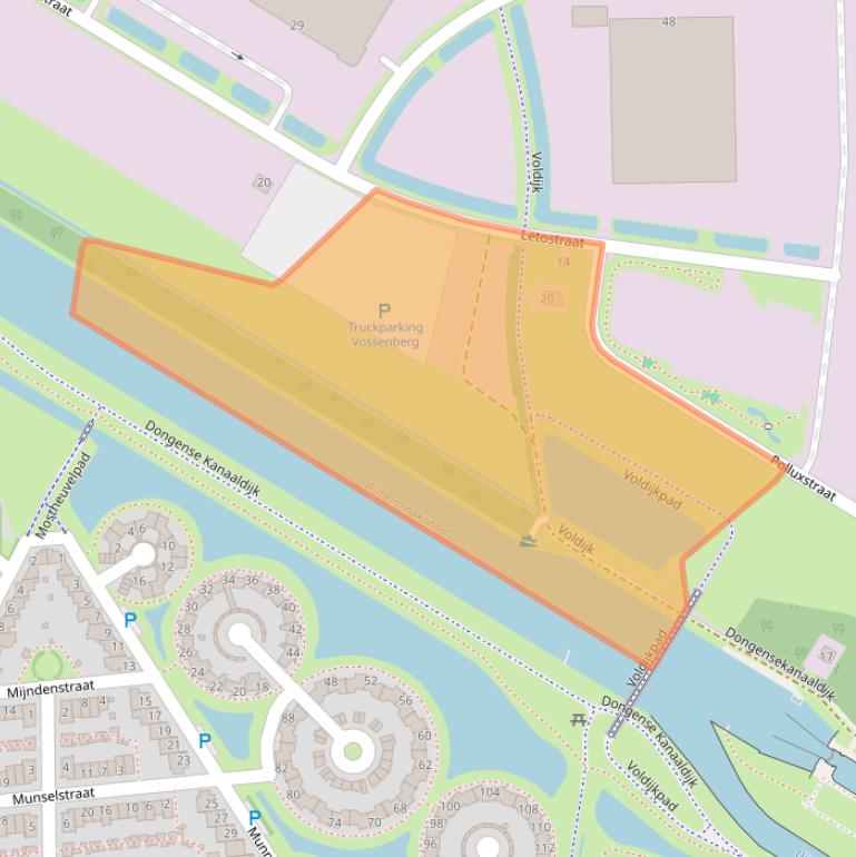 Kaart van postcodegebied 5047TG.