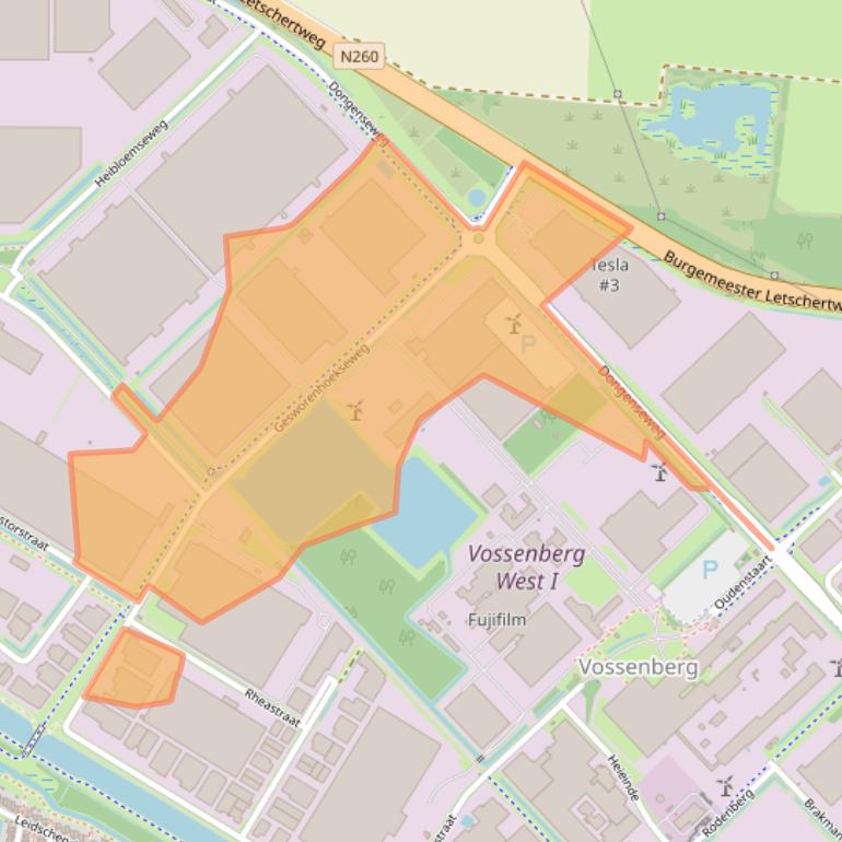 Kaart van postcodegebied 5047TM.
