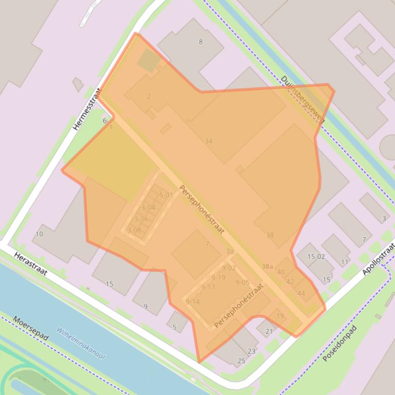 Kaart van postcodegebied 5047TT.