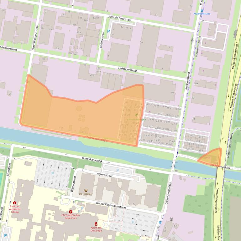 Kaart van postcodegebied 5048AA.