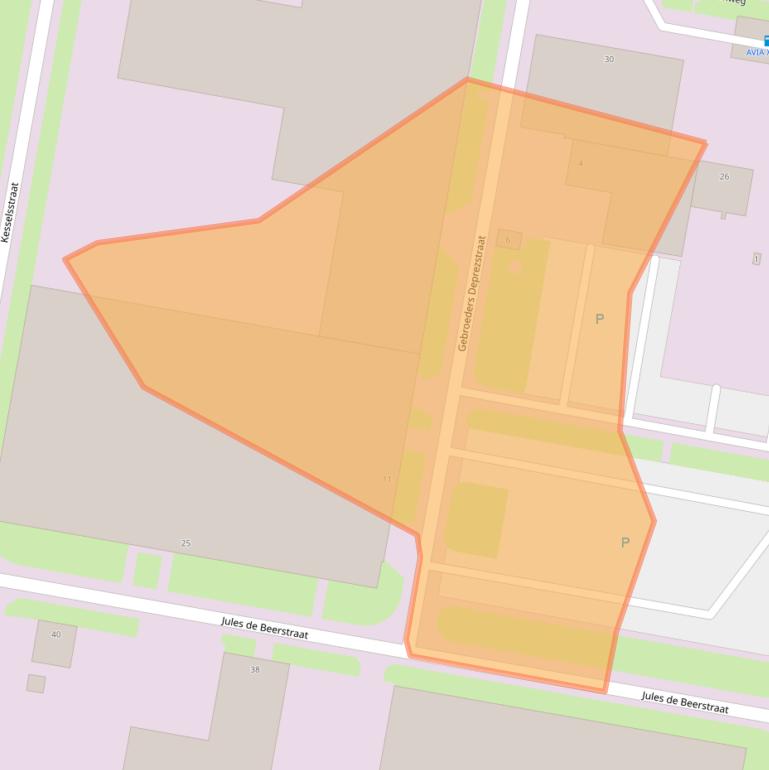 Kaart van postcodegebied 5048AJ.