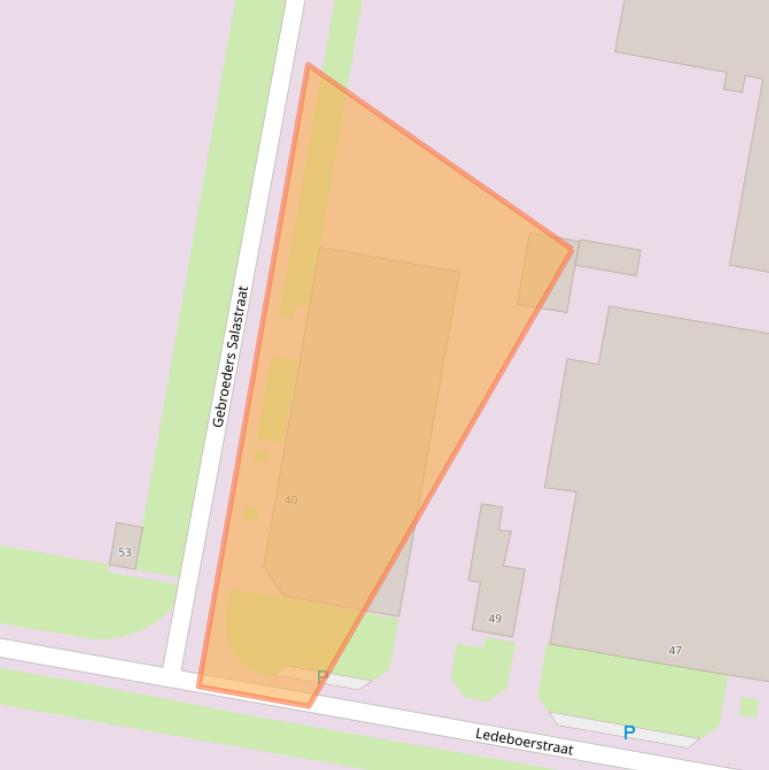 Kaart van postcodegebied 5048AL.