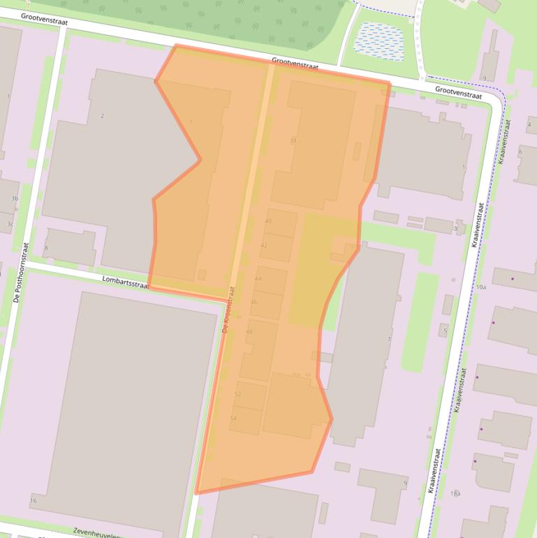 Kaart van postcodegebied 5048AP.