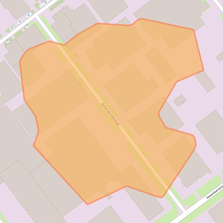 Kaart van postcodegebied 5048AW.