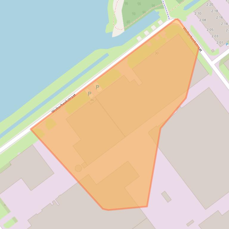 Kaart van postcodegebied 5048AX.