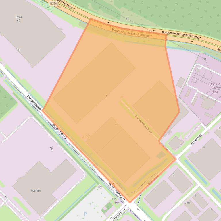 Kaart van postcodegebied 5048CC.