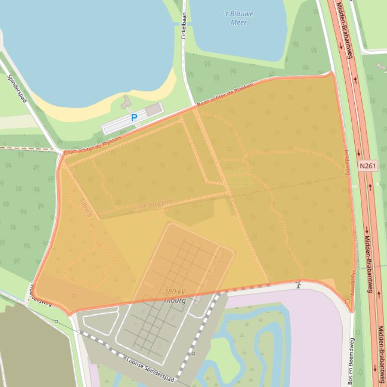 Kaart van postcodegebied 5048TC.