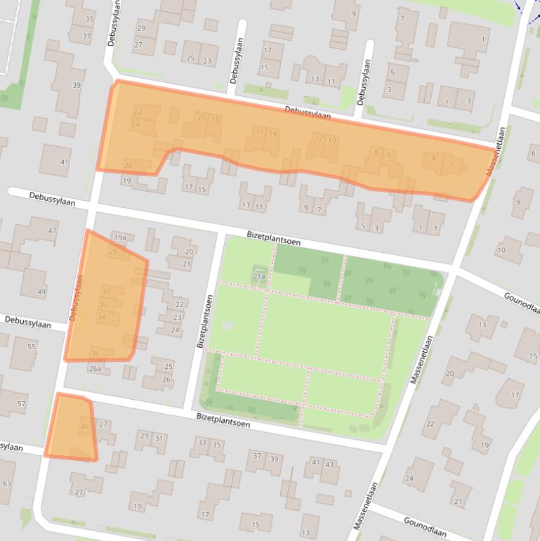 Kaart van postcodegebied 5049AC.