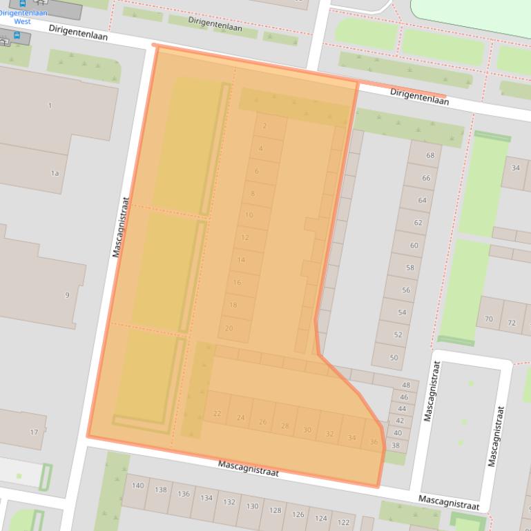 Kaart van postcodegebied 5049BM.