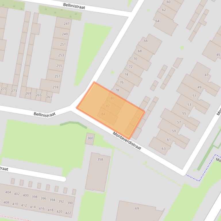 Kaart van postcodegebied 5049CK.