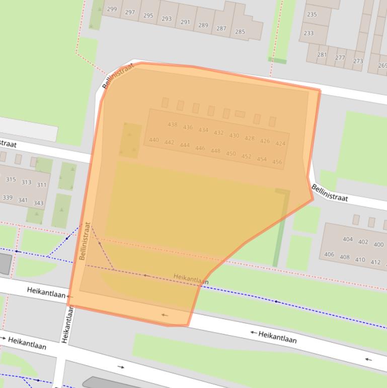 Kaart van postcodegebied 5049CS.
