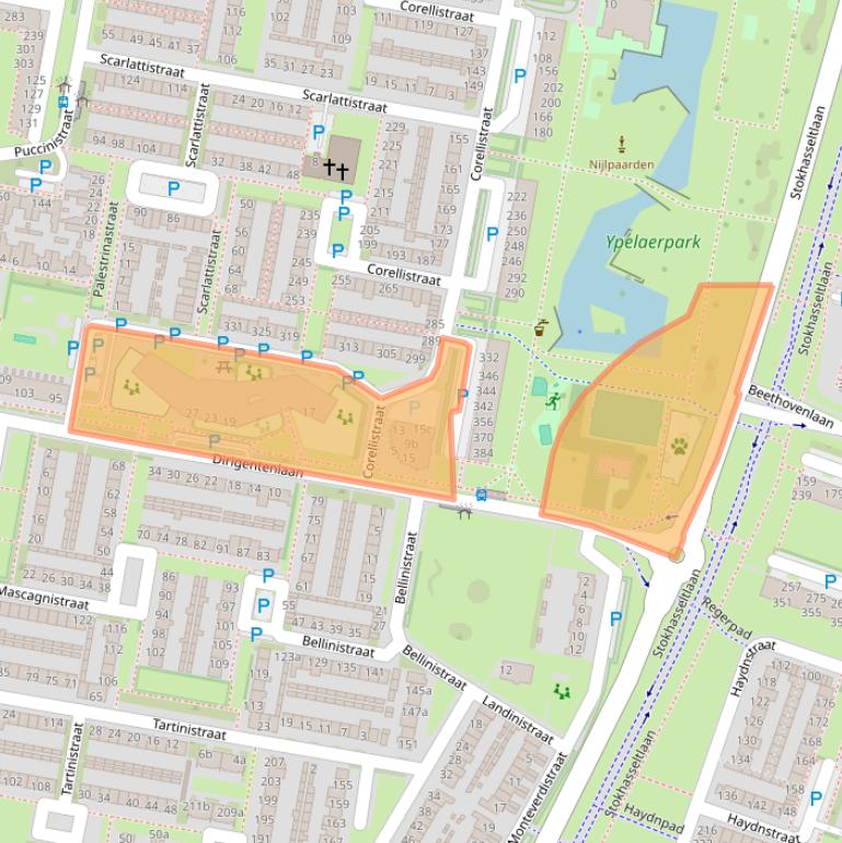 Kaart van postcodegebied 5049EA.