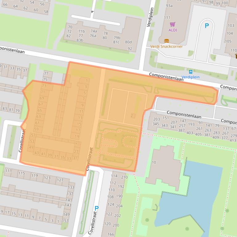 Kaart van postcodegebied 5049EE.