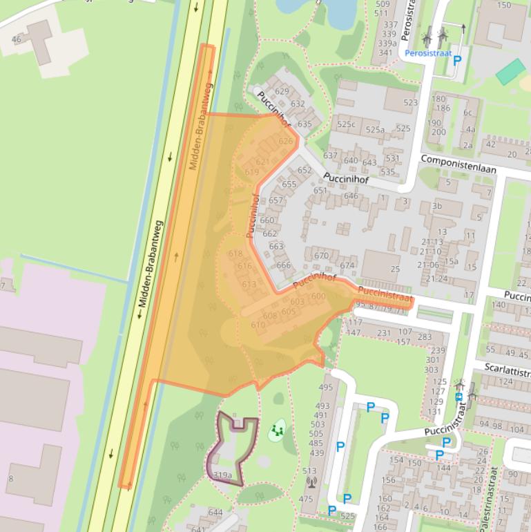 Kaart van postcodegebied 5049GW.