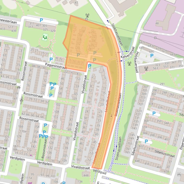 Kaart van postcodegebied 5049JL.