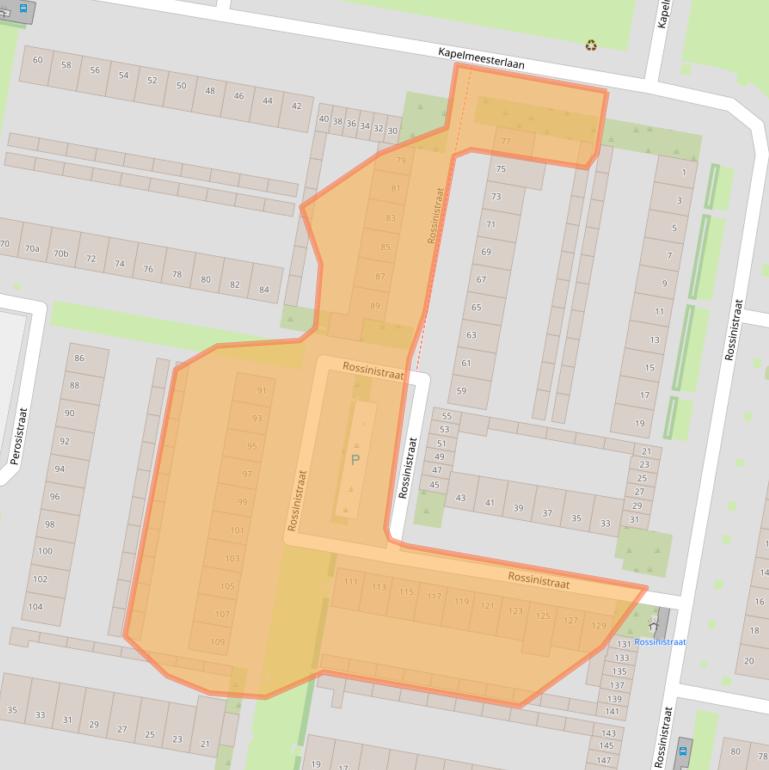 Kaart van postcodegebied 5049KB.