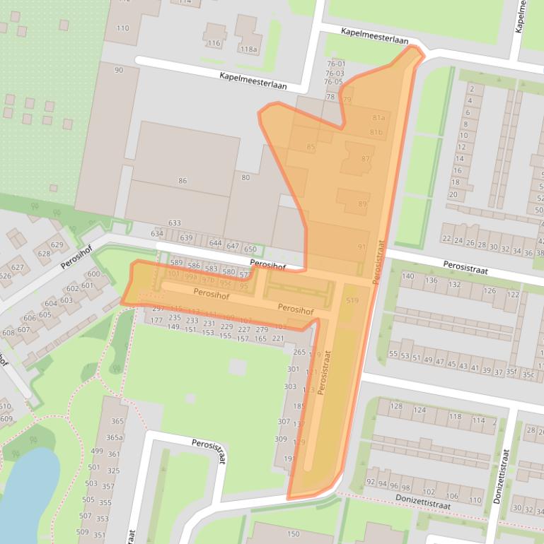 Kaart van postcodegebied 5049LA.