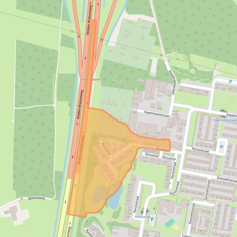 Kaart van postcodegebied 5049LS.