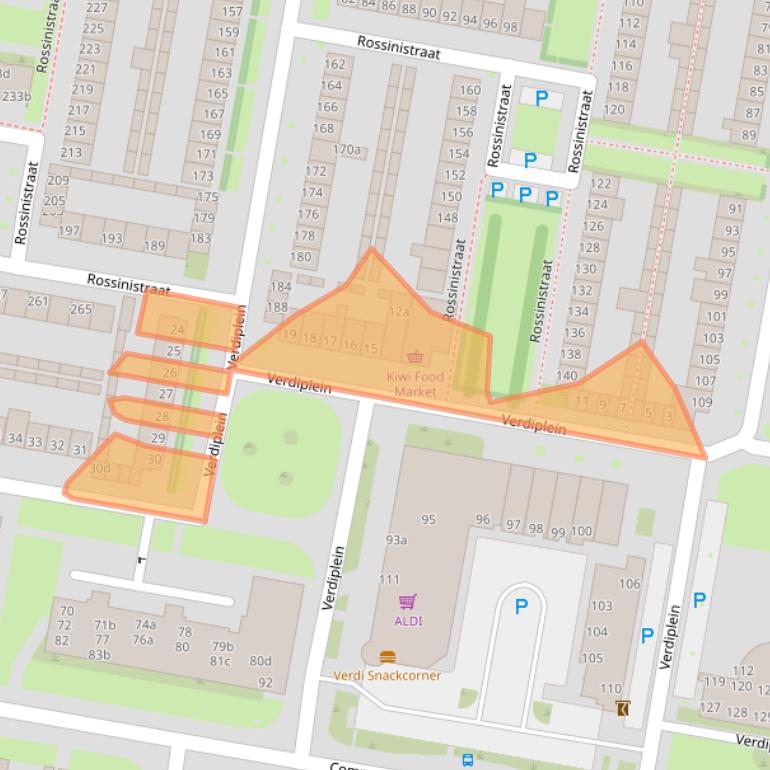 Kaart van postcodegebied 5049NM.