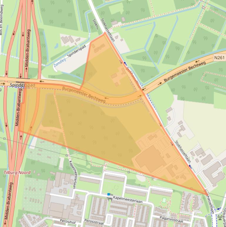 Kaart van postcodegebied 5049TB.
