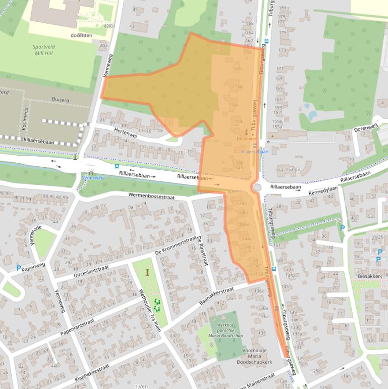 Kaart van postcodegebied 5051AL.