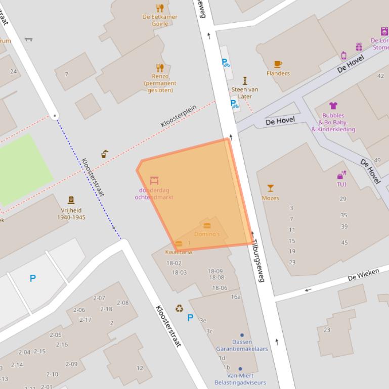 Kaart van postcodegebied 5051AR.