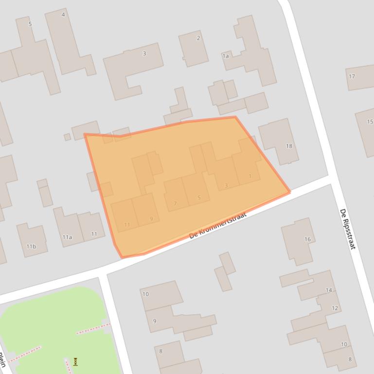 Kaart van postcodegebied 5051BC.