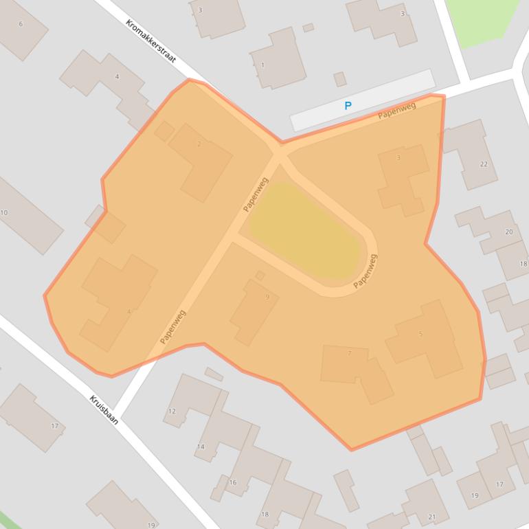 Kaart van postcodegebied 5051BS.