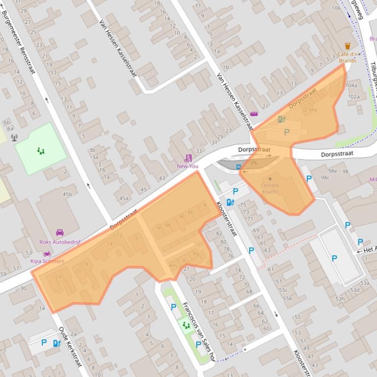 Kaart van postcodegebied 5051CK.