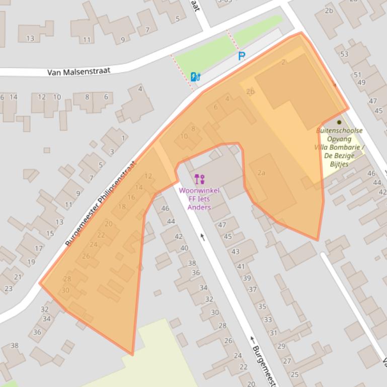 Kaart van postcodegebied 5051CR.