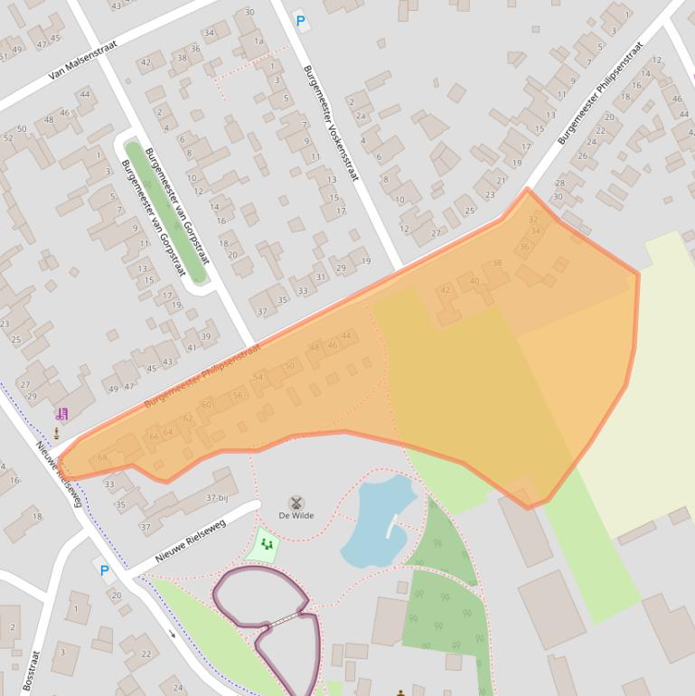 Kaart van postcodegebied 5051CS.