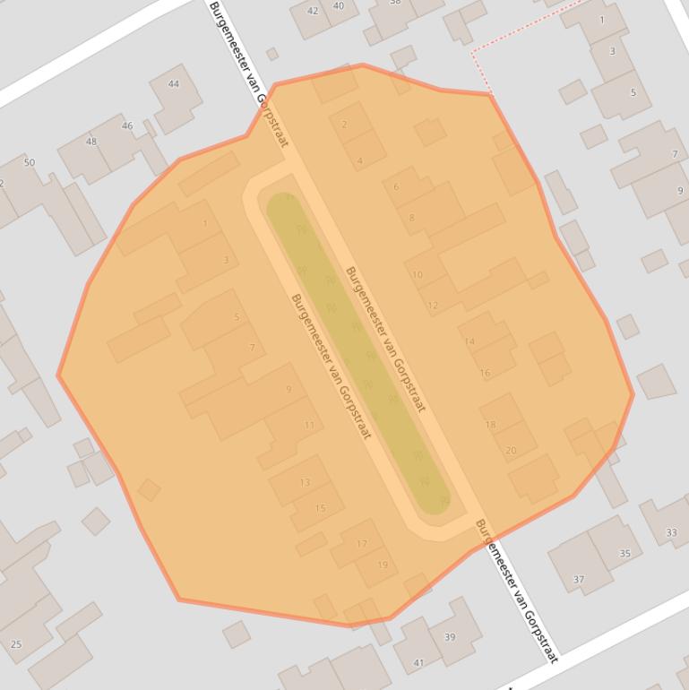 Kaart van postcodegebied 5051CV.