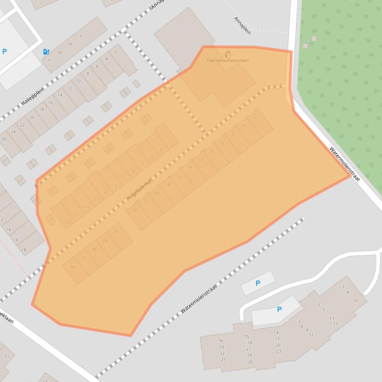 Kaart van postcodegebied 5051DK.